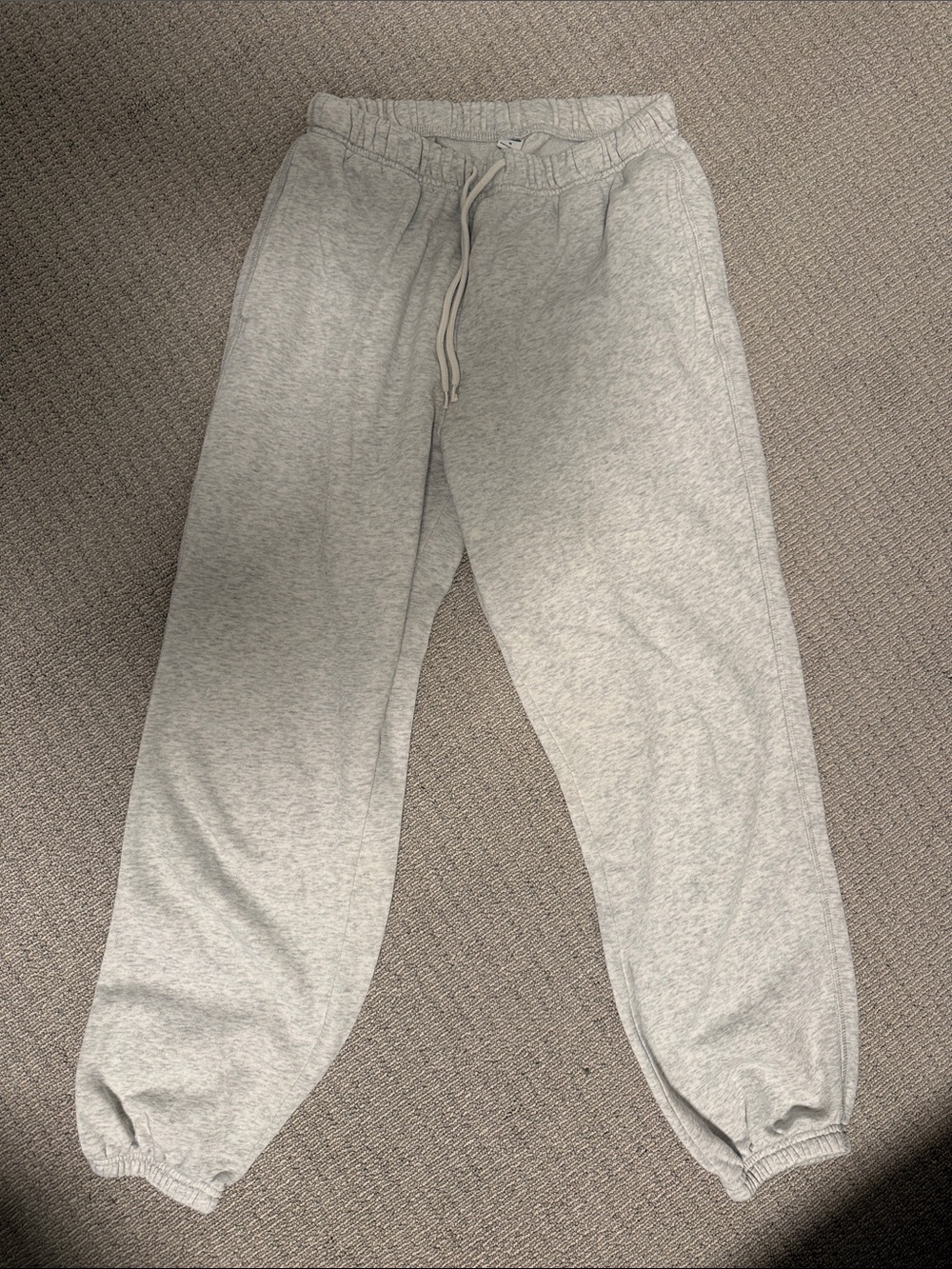 Old Navy Light Gray Jogger Sweatpants with Drawstring